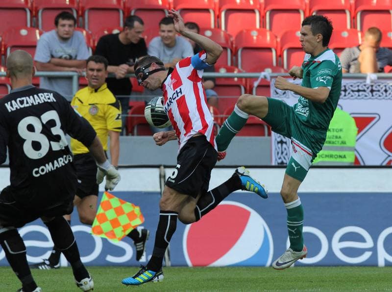 Football. T-Mobile Ekstraklasa. Cracovia Krakow - Slask Wroclaw. 18.09.2011
