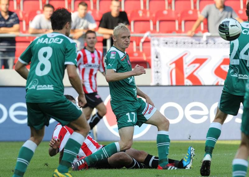 Football. T-Mobile Ekstraklasa. Cracovia Krakow - Slask Wroclaw. 18.09.2011