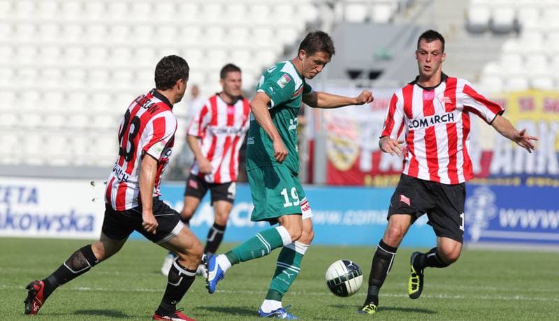 Football. T-Mobile Ekstraklasa. Cracovia Krakow - Slask Wroclaw. 18.09.2011