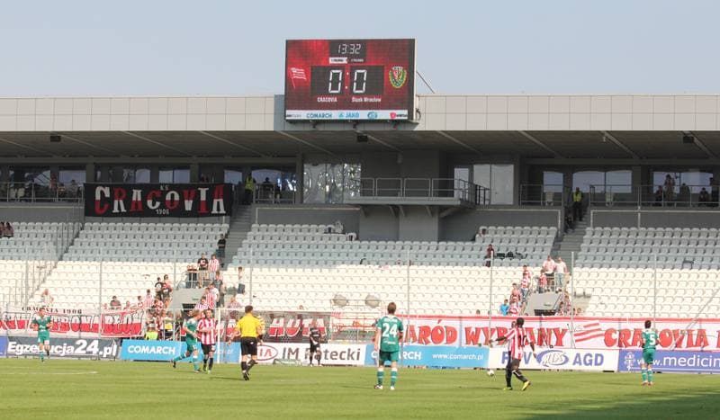 Football. T-Mobile Ekstraklasa. Cracovia Krakow - Slask Wroclaw. 18.09.2011