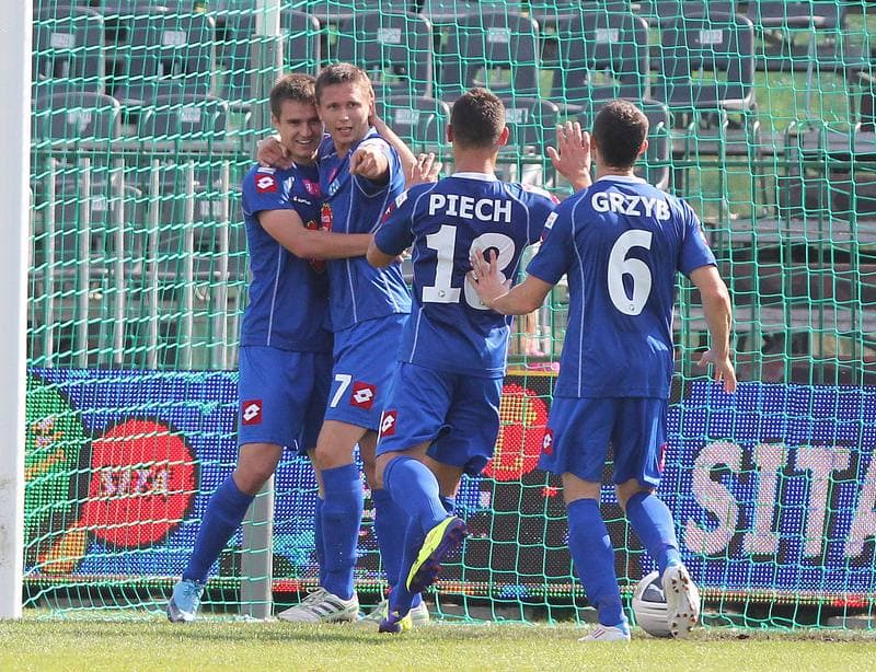 Football. T-Mobile Ekstraklasa. Podbeskidzie Bielsko-Biala - Ruch Chorzow. 17.09.2011