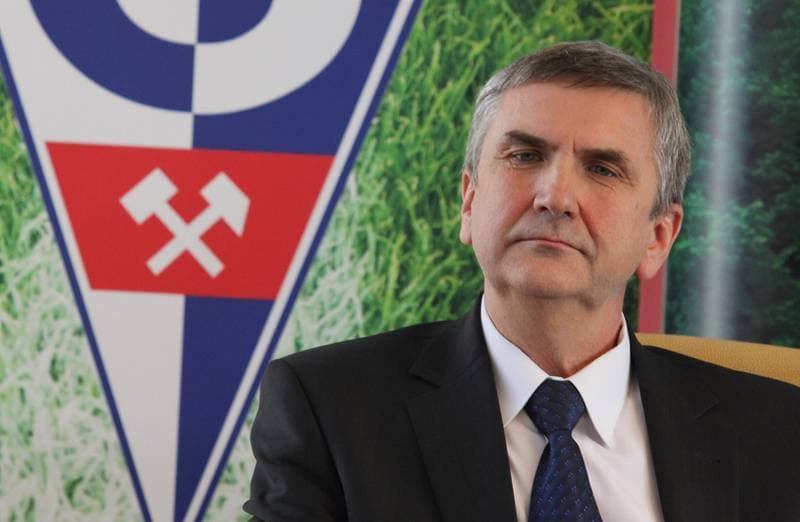 Football. Gornik Zabrze. Press Conference. 15.09.2011
