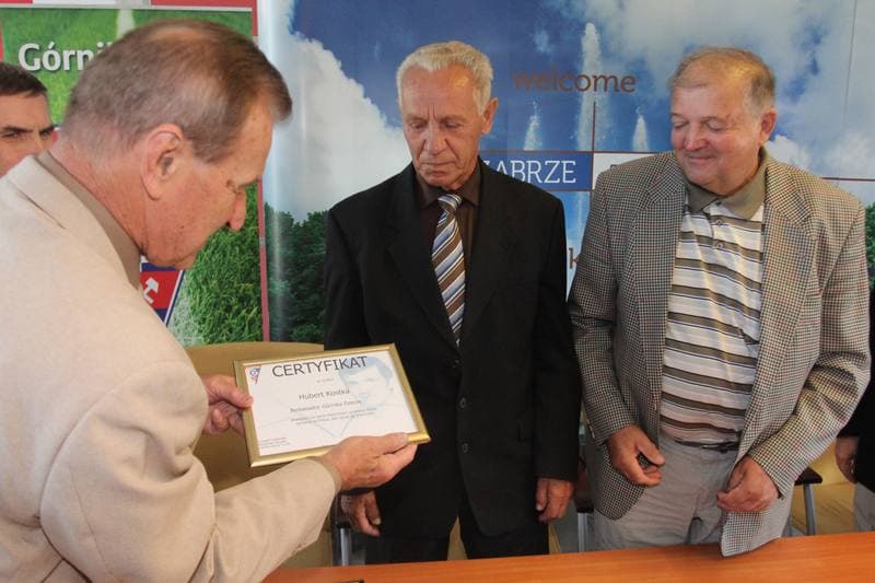 Football. Gornik Zabrze. Press Conference. 15.09.2011