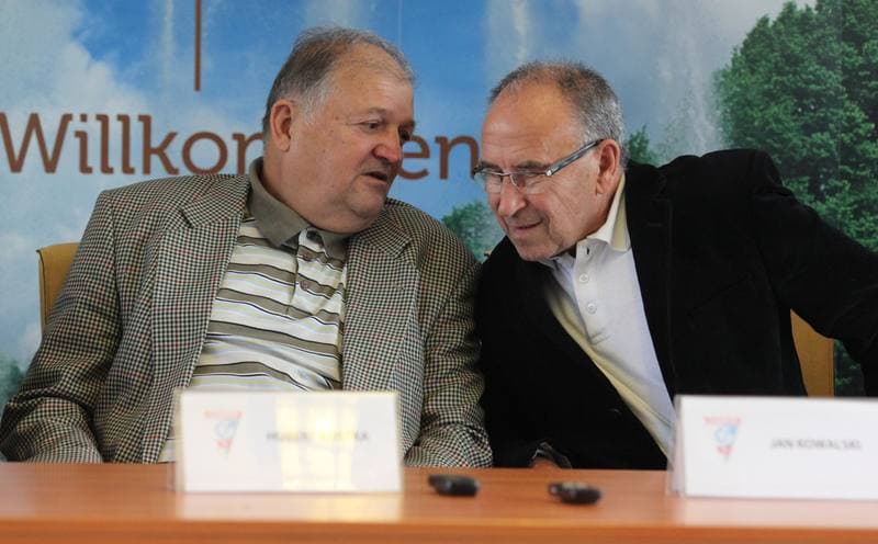 Football. Gornik Zabrze. Press Conference. 15.09.2011