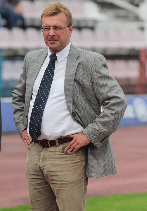Football. Gornik Zabrze. Press Conference. 14.09.2011
