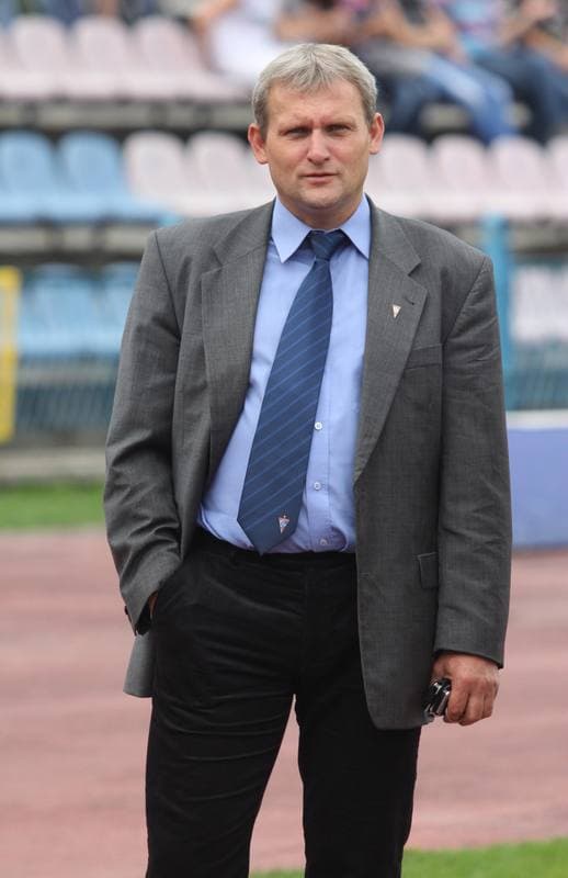 Football. Gornik Zabrze. Press Conference. 14.09.2011