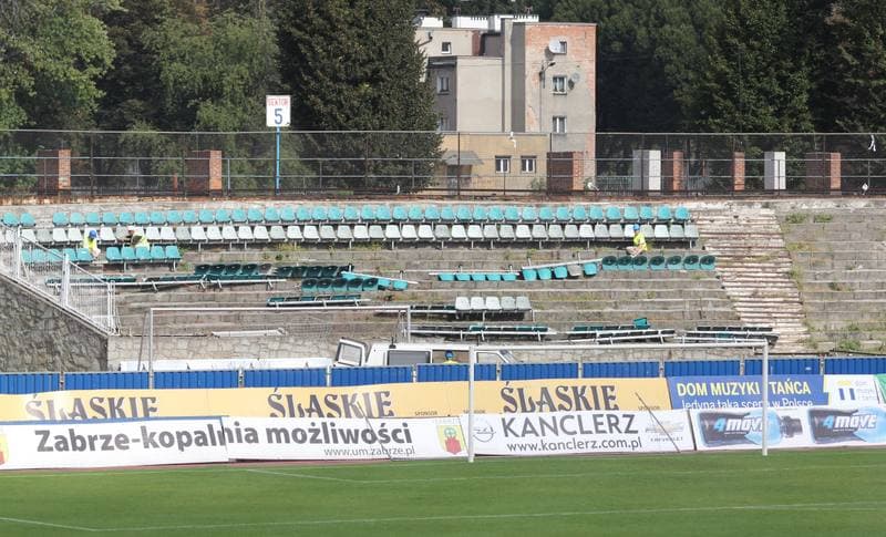 Football. Gornik Zabrze. Press Conference. 14.09.2011