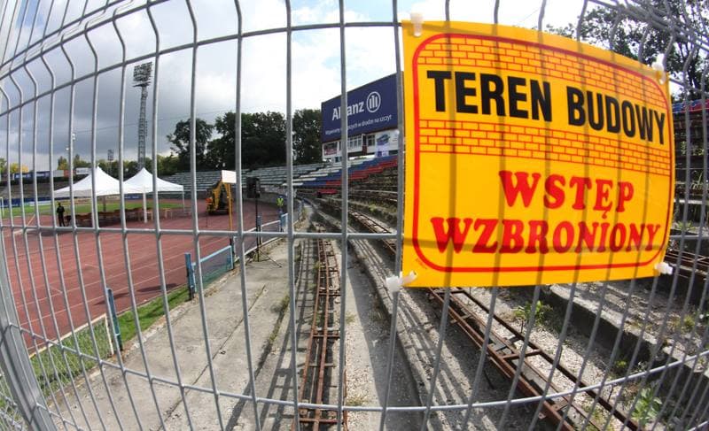 Football. Gornik Zabrze. Press Conference. 14.09.2011