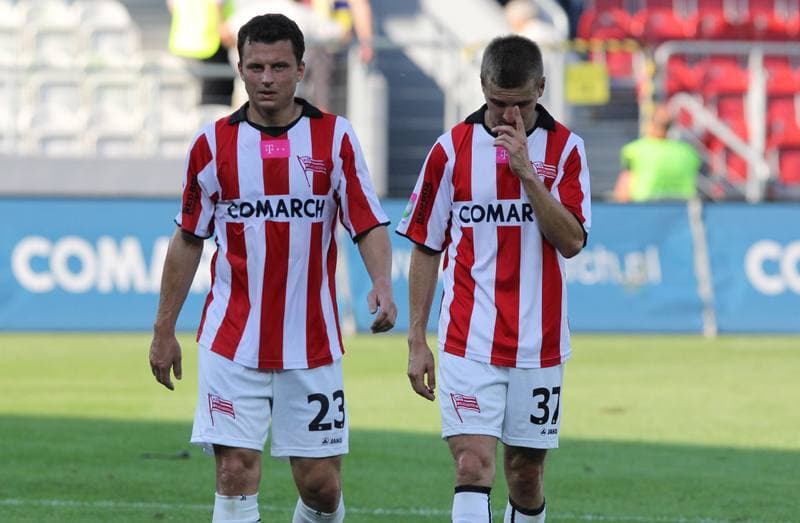 Football. T-Mobile Ekstraklasa. Cracovia Krakow - LKS Lodz. 11.09.2011
