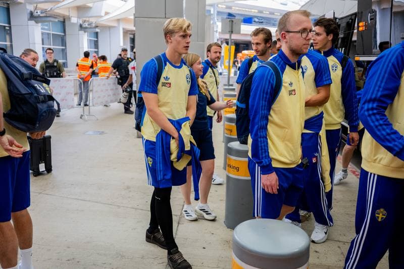 Football. World Cup 2026. Sweden. Arrival. 06.06.2026