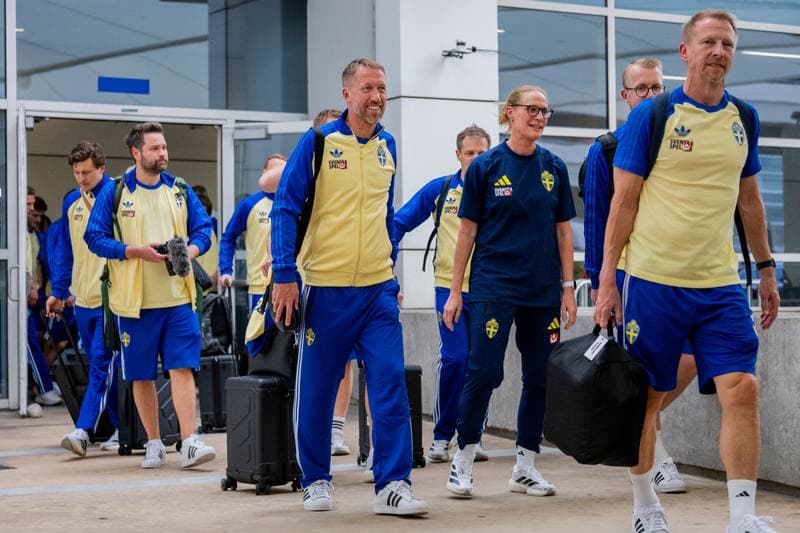 Football. World Cup 2026. Sweden. Arrival. 06.06.2026