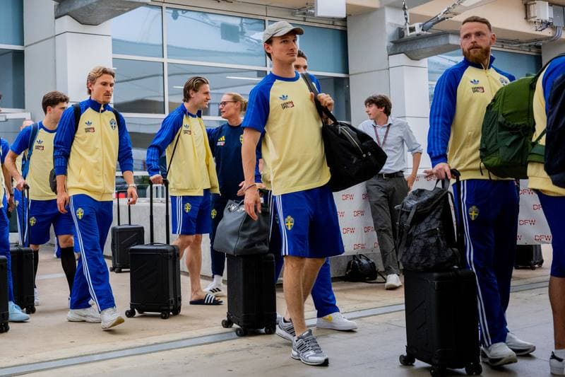Football. World Cup 2026. Sweden. Arrival. 06.06.2026