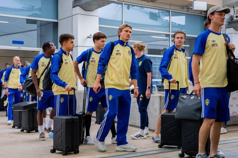 Football. World Cup 2026. Sweden. Arrival. 06.06.2026
