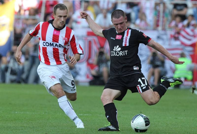 Football. T-Mobile Ekstraklasa. Cracovia Krakow - LKS Lodz. 11.09.2011