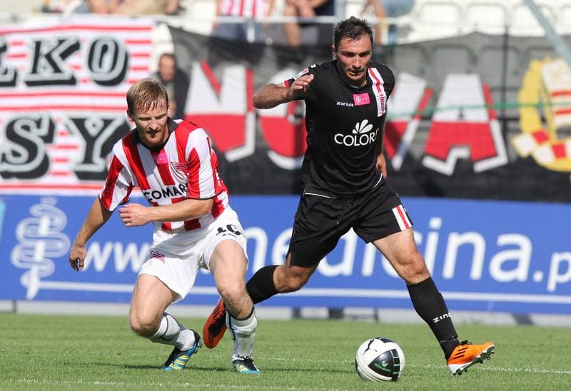 Football. T-Mobile Ekstraklasa. Cracovia Krakow - LKS Lodz. 11.09.2011
