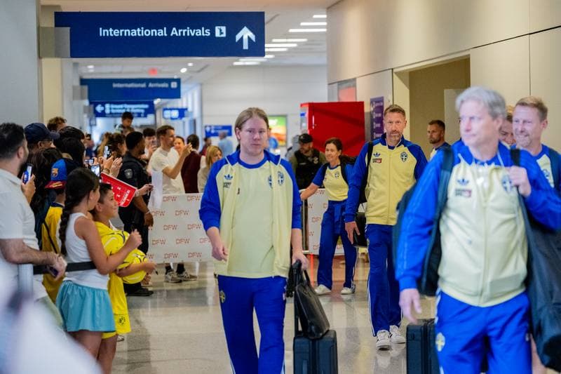 Football. World Cup 2026. Sweden. Arrival. 06.06.2026