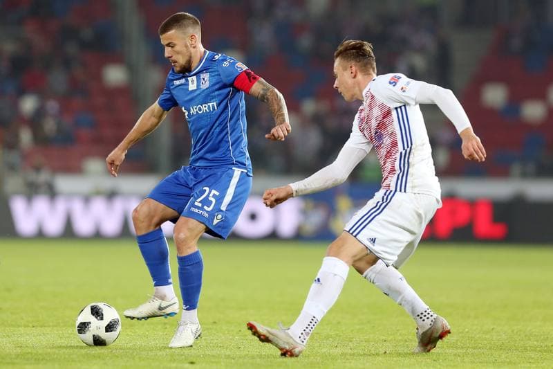 Football. Lotto Ekstraklasa. Gornik Zabrze - Lech Poznan. 05.10.2018