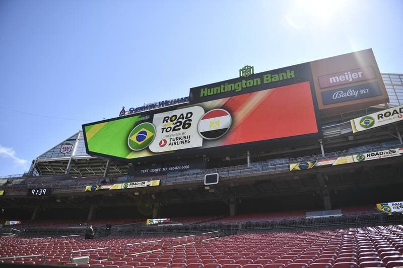 Football. International Friendly. Brazil - Egypt. 06.06.2026