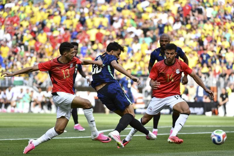 Football. International Friendly. Brazil - Egypt. 06.06.2026