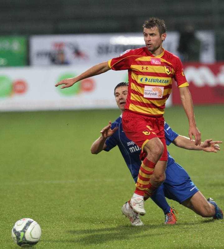 Football. T-Mobile Ekstraklasa. Podbeskidzie Bielsko-Biala - Jagiellonia Bialystok. 19.09.2013