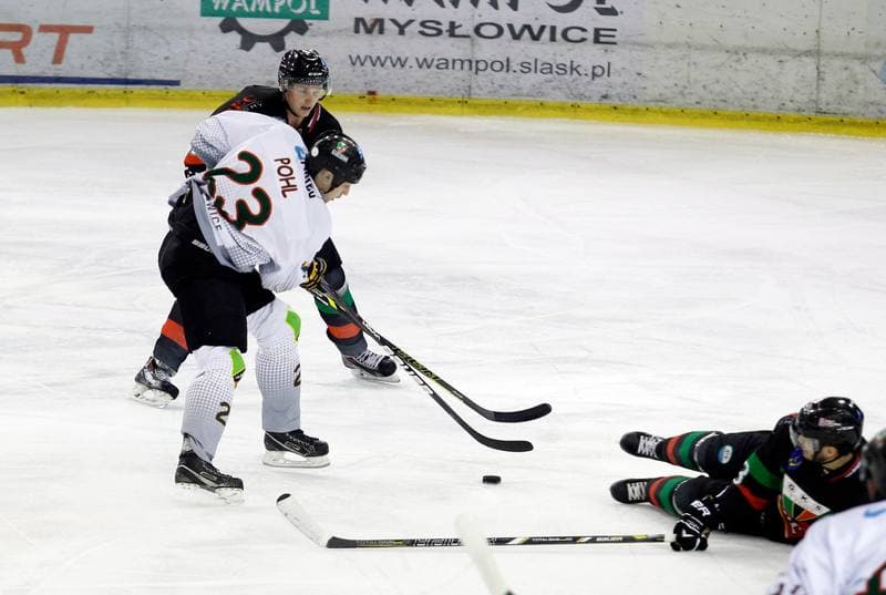 Ice Hockey. Polska Hokej Liga. Naprzod Janow - GKS Tychy. 19.10.2014