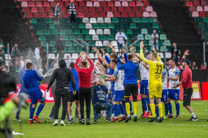 Football. Fortuna I Liga. Zaglebie Sosnowiec - Stal Mielec. 17.07.2020