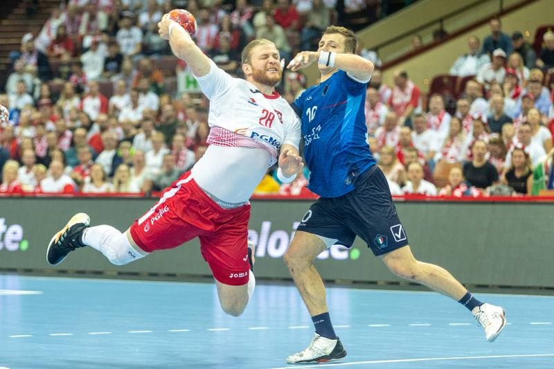 Handball. European Championship Qualifiers. Poland - Italy. 13.10.2022