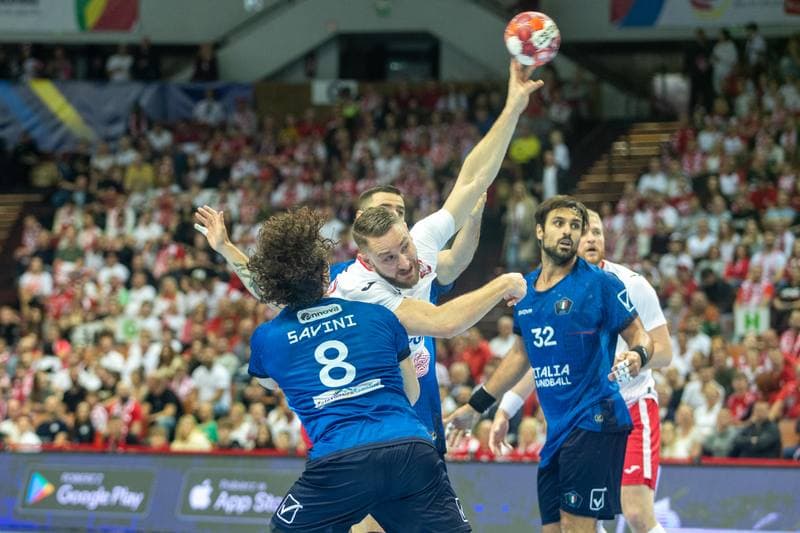 Handball. European Championship Qualifiers. Poland - Italy. 13.10.2022