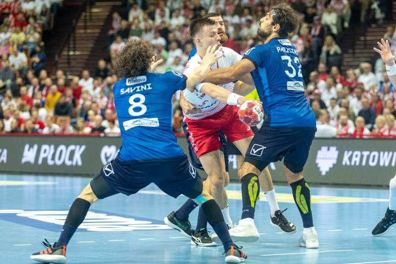 Handball. European Championship Qualifiers. Poland - Italy. 13.10.2022