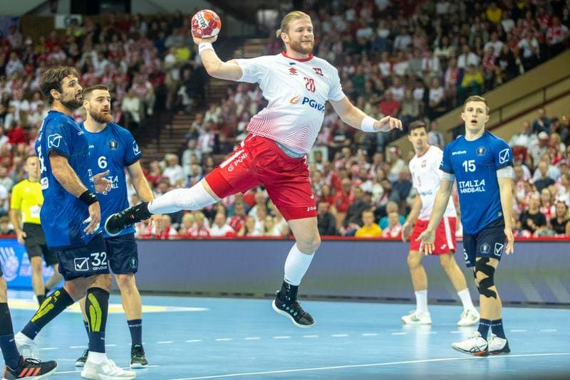 Handball. European Championship Qualifiers. Poland - Italy. 13.10.2022