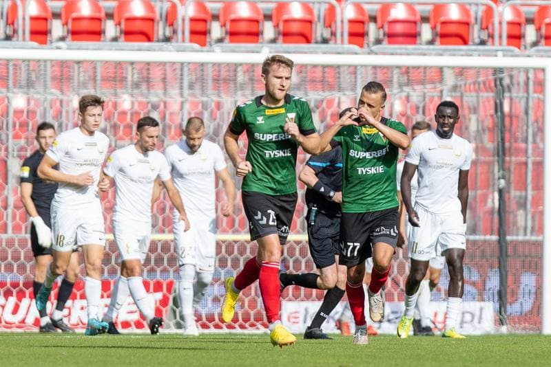 Football. Fortuna I Liga. GKS Tychy - Puszcza Niepolomice. 23.10.2022