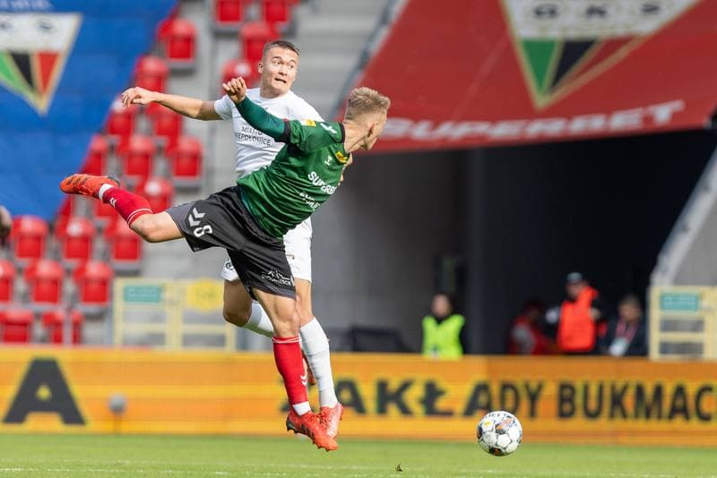 Football. Fortuna I Liga. GKS Tychy - Puszcza Niepolomice. 23.10.2022