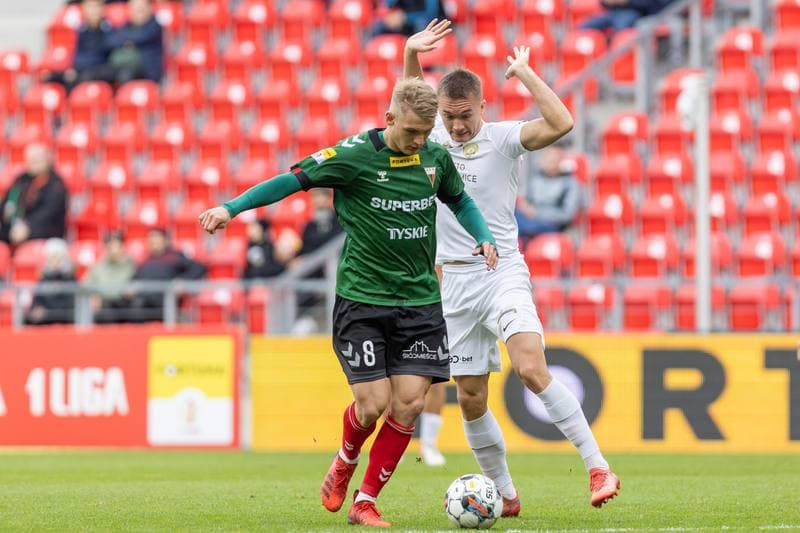 Football. Fortuna I Liga. GKS Tychy - Puszcza Niepolomice. 23.10.2022