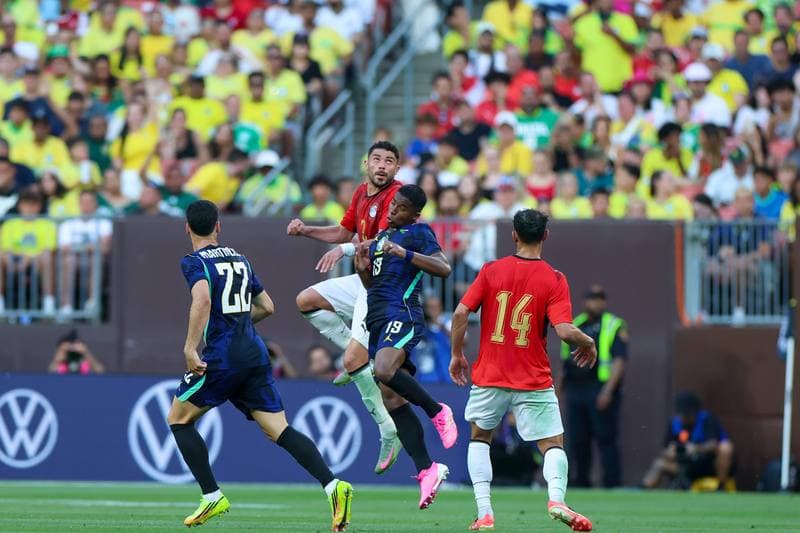 Football. International Friendly. Egypt - Brazil. 06.06.2026