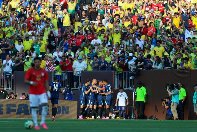 Football. International Friendly. Egypt - Brazil. 06.06.2026