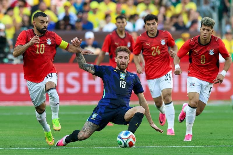 Football. International Friendly. Egypt - Brazil. 06.06.2026