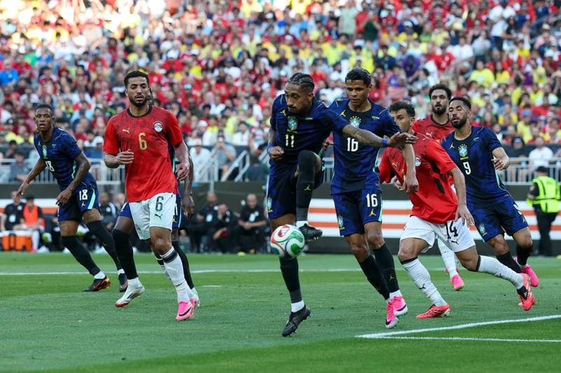 Football. International Friendly. Egypt - Brazil. 06.06.2026