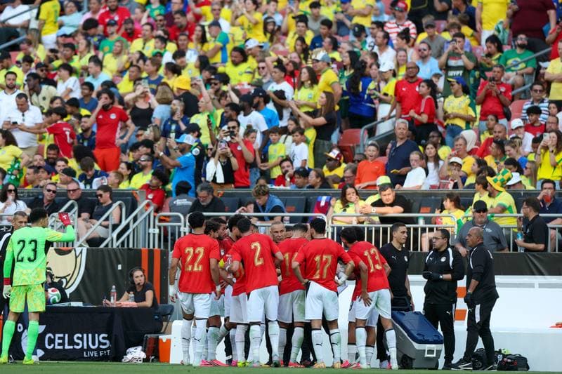 Football. International Friendly. Egypt - Brazil. 06.06.2026