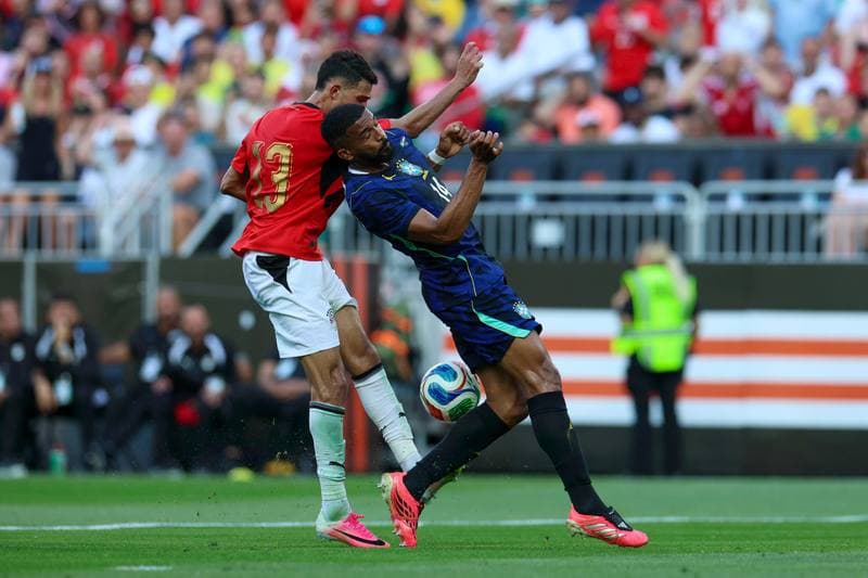 Football. International Friendly. Egypt - Brazil. 06.06.2026
