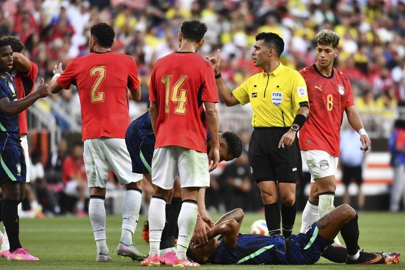 Football. International Friendly. Brazil - Egypt. 06.06.2026