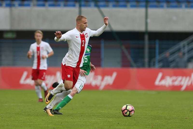 Football. UEFA U19 Championship Qualifiers. Northern Ireland - Poland. 04.10.2017