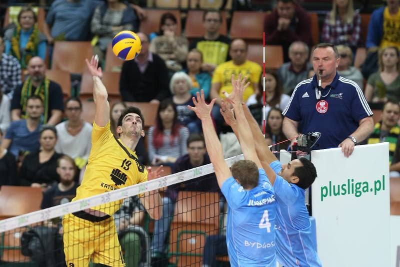 Volleyball. PlusLiga. GKS Katowice - Luczniczka Bydgoszcz. 04.10.2017