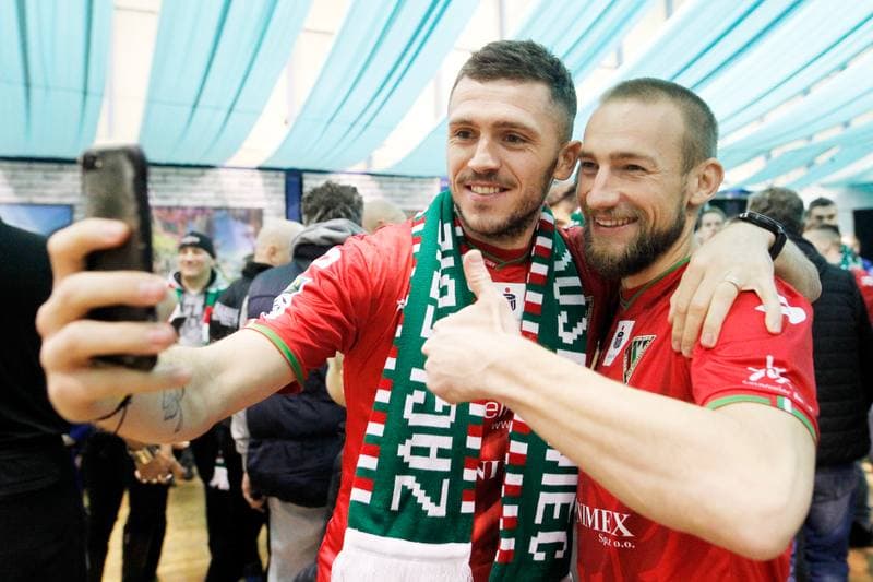 Football. Zaglebie Sosnowiec. Team Presentation. 03.02.2019