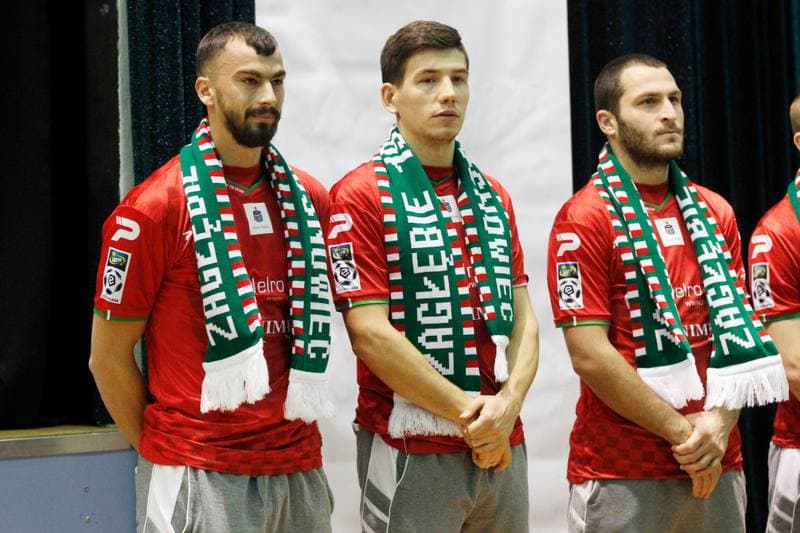 Football. Zaglebie Sosnowiec. Team Presentation. 03.02.2019