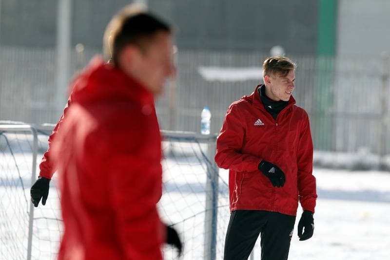 Football. Gornik Zabrze. Training. 05.02.2019