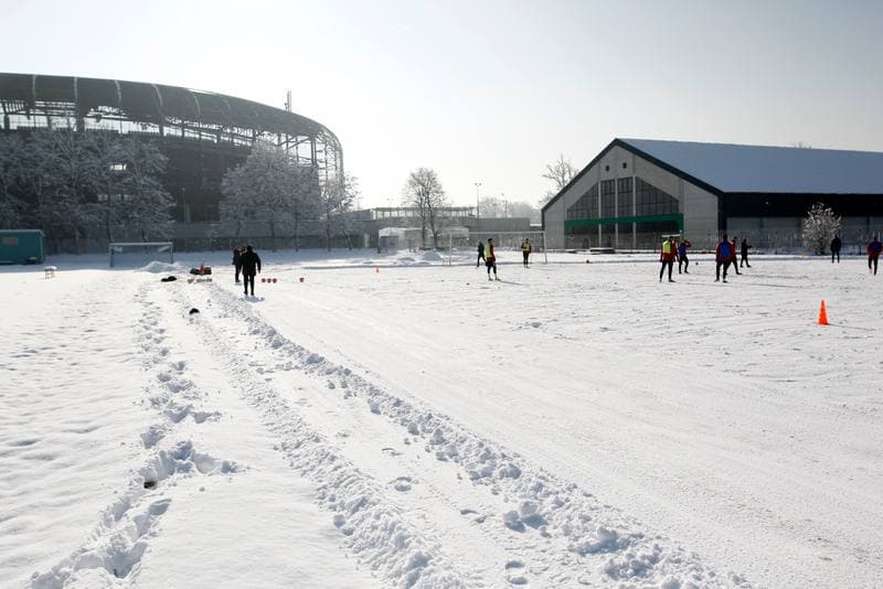 Football. Gornik Zabrze. Training. 05.02.2019