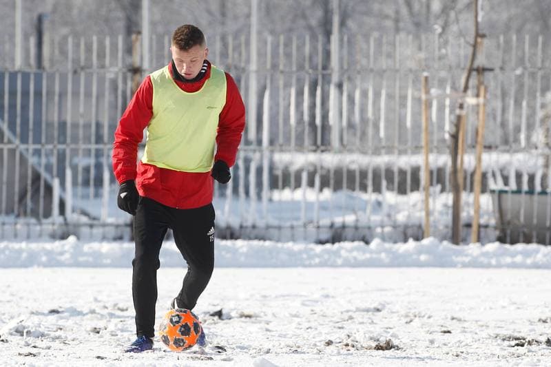 Football. Gornik Zabrze. Training. 05.02.2019