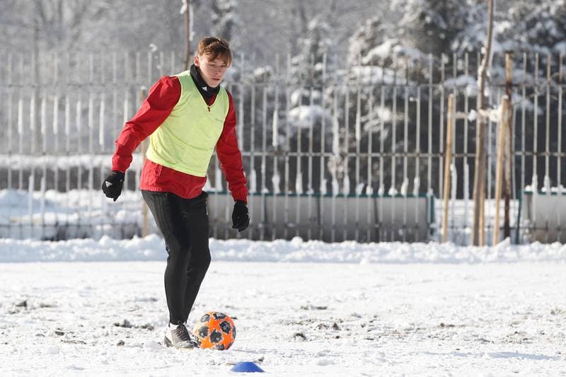 Football. Gornik Zabrze. Training. 05.02.2019