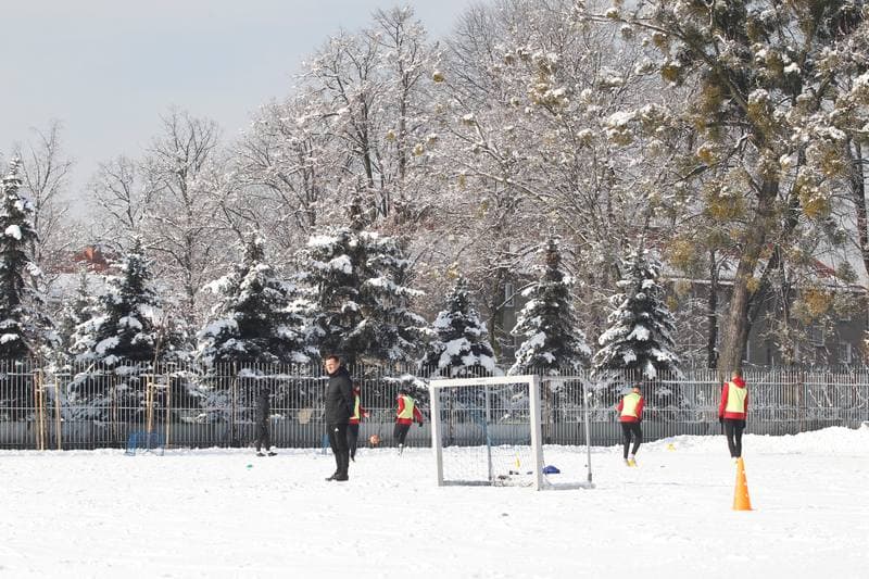 Football. Gornik Zabrze. Training. 05.02.2019
