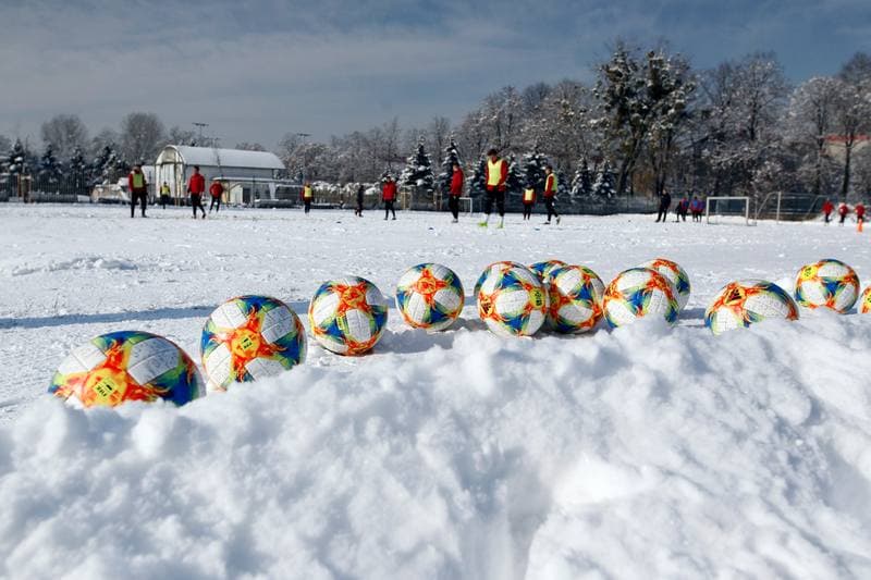 Football. Gornik Zabrze. Training. 05.02.2019